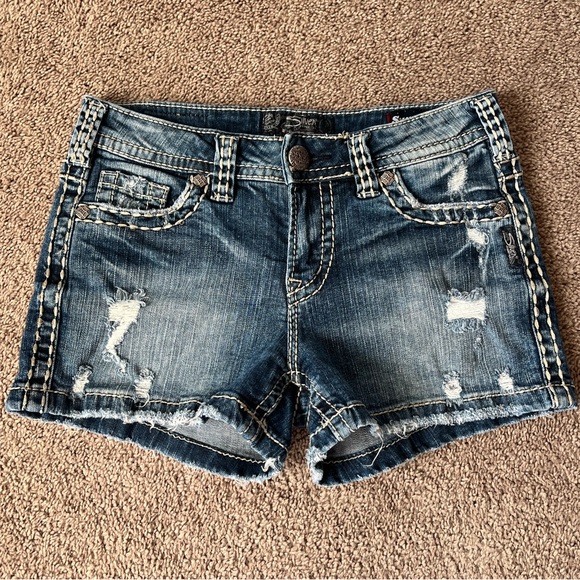 Denim Shorts by Silver Jeans (Size 27) - Picture 1 of 7